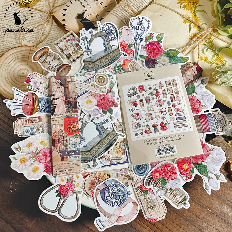 KLJUYP винтажные Стикеры для вязания крючком, высечки, стикеры, коллекционный набор для скрапбукинга, планировщика, изготовления карт, проект журнала 2212
KLJUYP винтажные Стикеры для вязания крючком, высечки, стикеры, коллекционный набор для скрапбукинга, планировщика, изготовления карт, проект журнала 2212