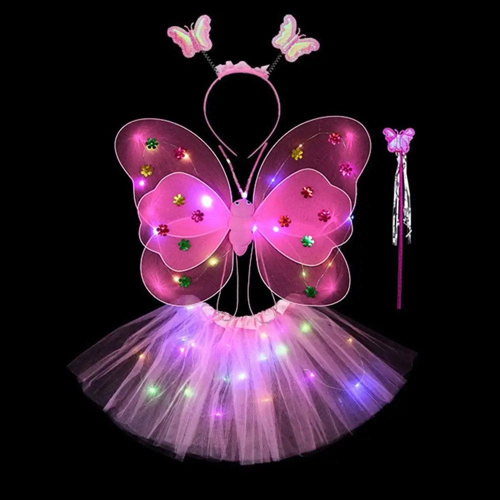 Easter Valentines Day 2-8year LED Children Costume Props Flashing Butterfly Skirt Angel Luminous Wings Girls Skirts
Easter Valentines Day 2-8year LED Children Costume Props Flashing Butterfly Skirt Angel Luminous Wings Girls Skirts