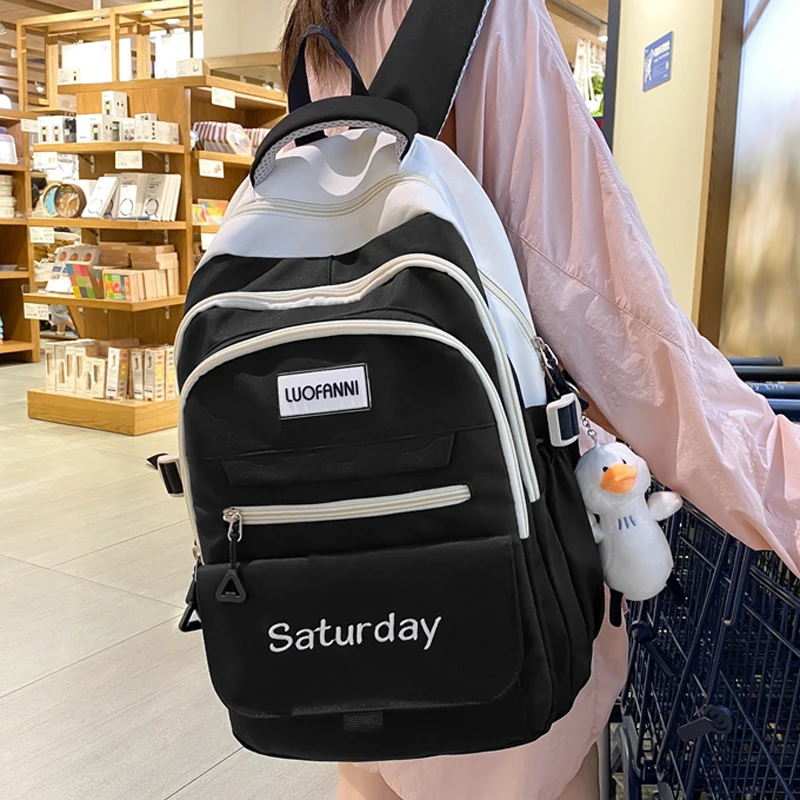 Multi-pocket Women Backpack Waterproof School Bag For Teenager Girl Student Bookbag Rucksack Cute Female Travel Bagpack Mochila
Multi-pocket Women Backpack Waterproof School Bag For Teenager Girl Student Bookbag Rucksack Cute Female Travel Bagpack Mochila