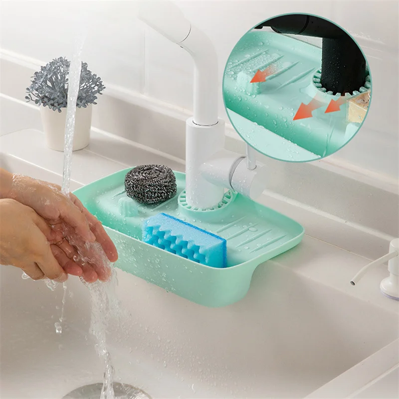 Faucet Drainer Rack Non-slip Countertop Mat Kitchen Wipe Sponge Wipe Drainer Organizer Rack Kitchen Accessories Tools
Faucet Drainer Rack Non-slip Countertop Mat Kitchen Wipe Sponge Wipe Drainer Organizer Rack Kitchen Accessories Tools