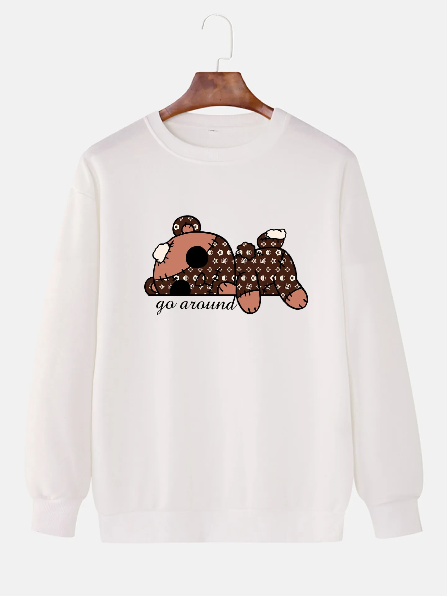 Men's Cartoon Printing Pullover Oversized Cotton Bottoming Shirt Korean Youth Loose Simple Casual Round Neck Long Sleeve Top
Men's Cartoon Printing Pullover Oversized Cotton Bottoming Shirt Korean Youth Loose Simple Casual Round Neck Long Sleeve Top
