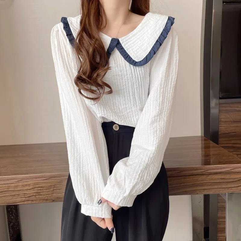 Cheap wholesale 2021 spring autumn new fashion casual ladies work women Blouse woman overshirt female OL tops BAt1101F
Cheap wholesale 2021 spring autumn new fashion casual ladies work women Blouse woman overshirt female OL tops BAt1101F