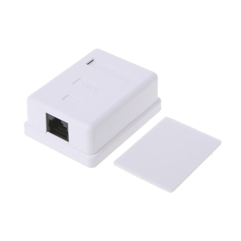 Поверхностная Монтажная коробка Cat6 RJ45, однопортовая настольная распределительная коробка, соединитель
Поверхностная Монтажная коробка Cat6 RJ45, однопортовая настольная распределительная коробка, соединитель