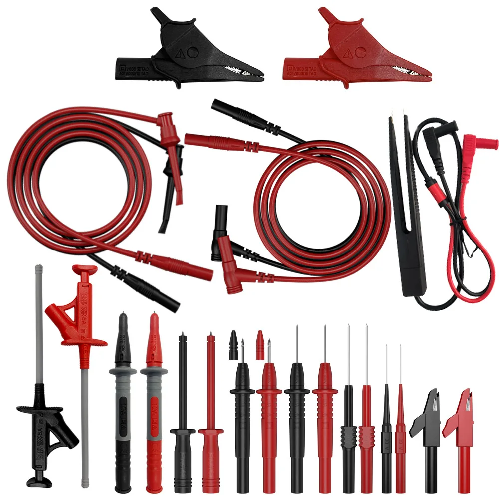 Комплект тестовых проводов для мультиметра 
Комплект тестовых проводов для мультиметра