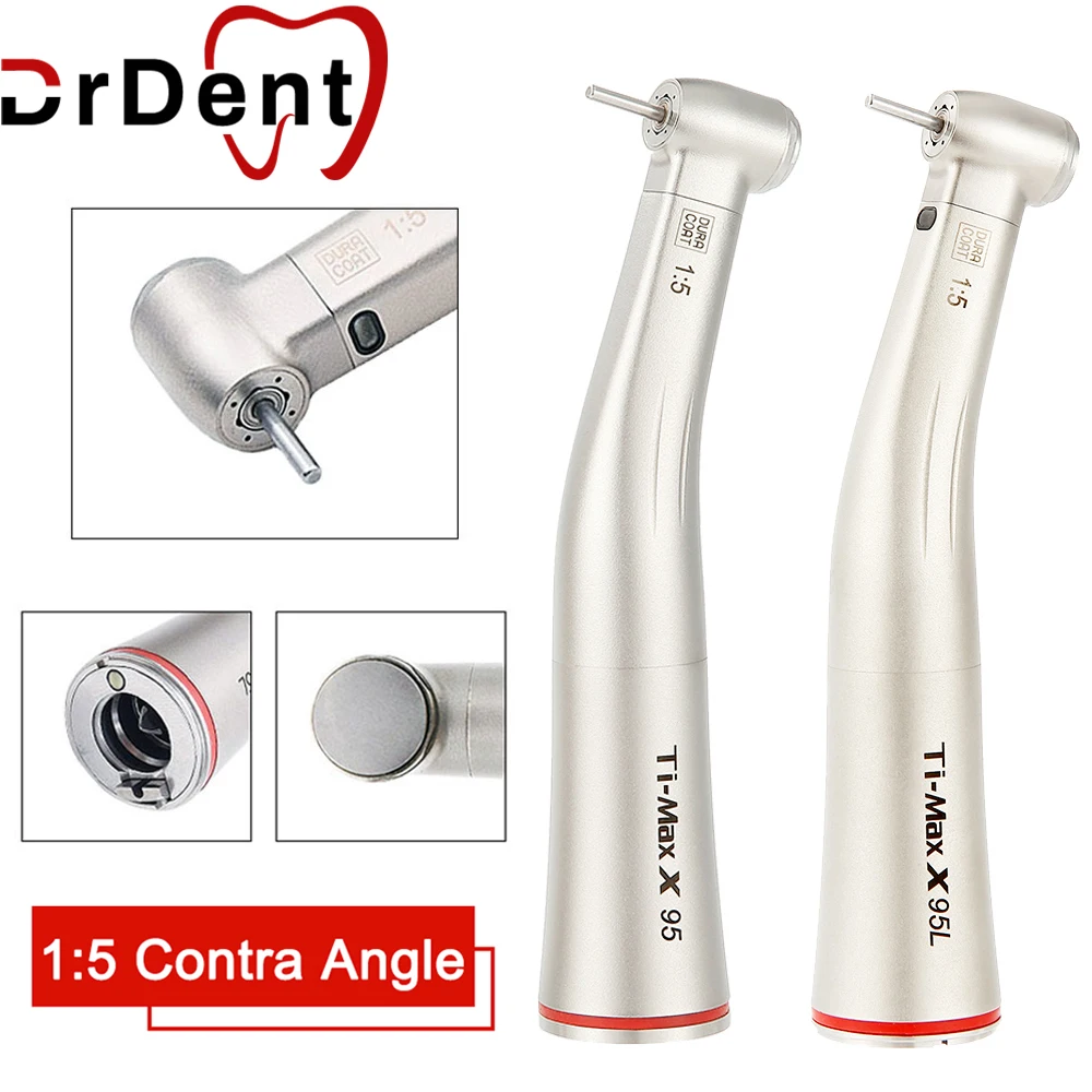 High Quality Dental Electric Motor Contra Angle Handpiece X95L With LED Fiber Optic For Micromotor 
High Quality Dental Electric Motor Contra Angle Handpiece X95L With LED Fiber Optic For Micromotor