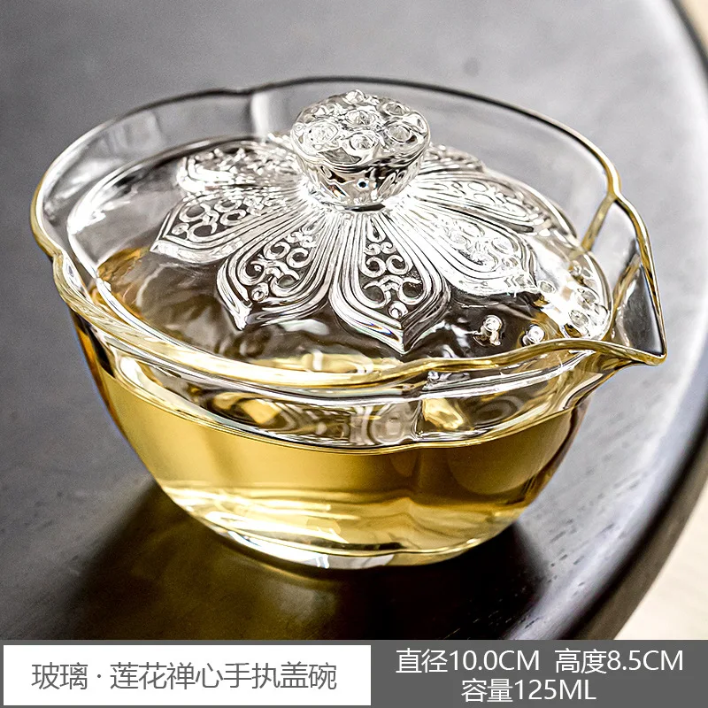 Прозрачный стеклянный гайвань Kung Fu Gaiwan
Прозрачный стеклянный гайвань Kung Fu Gaiwan