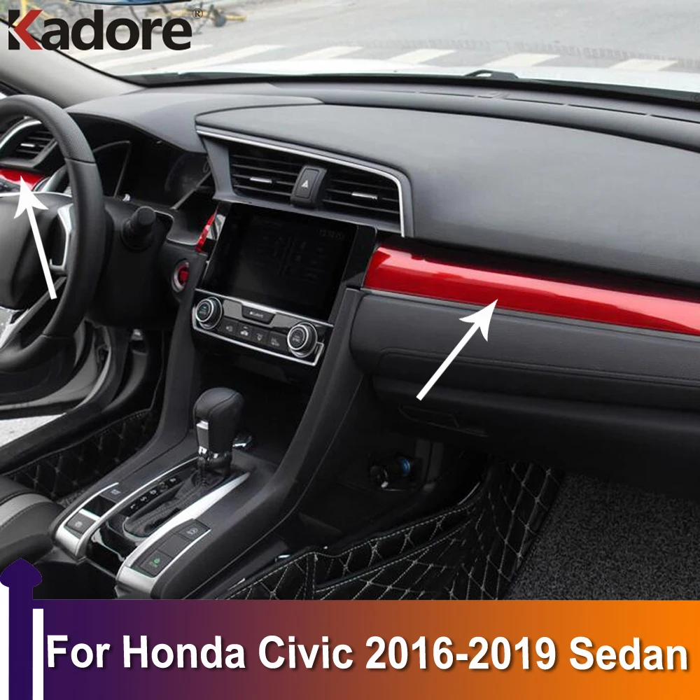 Для Honda Civic 2016, 2017, 2018, 2019 седан, красный центральный контроль, отделка, декоративные полосы, наклейки, крышка, аксессуары для салона автомобиля
Для Honda Civic 2016, 2017, 2018, 2019 седан, красный центральный контроль, отделка, декоративные полосы, наклейки, крышка, аксессуары для салона автомобиля