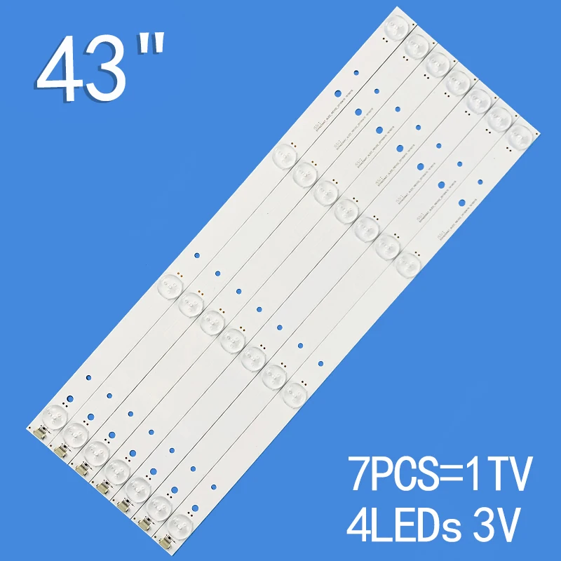 new 7pcs*4LEDs For 43" TV SVH420AB2 SVH420AB3 SVH420AA7 43H7C 43H7C2 LC-43N4000U SVH420AA7_4LED_REV02_20150410
new 7pcs*4LEDs For 43" TV SVH420AB2 SVH420AB3 SVH420AA7 43H7C 43H7C2 LC-43N4000U SVH420AA7_4LED_REV02_20150410