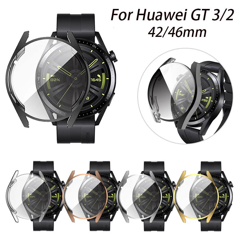 Protection Case for Huawei Watch GT 3 46mm 42mm Full Coverage Protective Cover for Huawei GT 2 46mm 42mm Shell Bumper frame
Protection Case for Huawei Watch GT 3 46mm 42mm Full Coverage Protective Cover for Huawei GT 2 46mm 42mm Shell Bumper frame