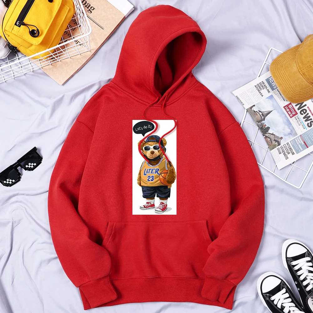 Teddy Bears Who Love Playing Basketball Male Hoodies Daily Loose Clothing Fashion Anime Hoodies Vintage Harajuku Male Clothes
Teddy Bears Who Love Playing Basketball Male Hoodies Daily Loose Clothing Fashion Anime Hoodies Vintage Harajuku Male Clothes