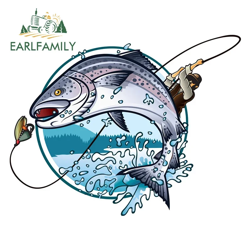 EARLFAMILY 13 см x 10,2 см для рыбалки, забавные наклейки на автомобиль, наклейка на бампер, автомобильные аксессуары, водостойкая виниловая украшение для автофургона JDM
EARLFAMILY 13 см x 10,2 см для рыбалки, забавные наклейки на автомобиль, наклейка на бампер, автомобильные аксессуары, водостойкая виниловая украшение для автофургона JDM