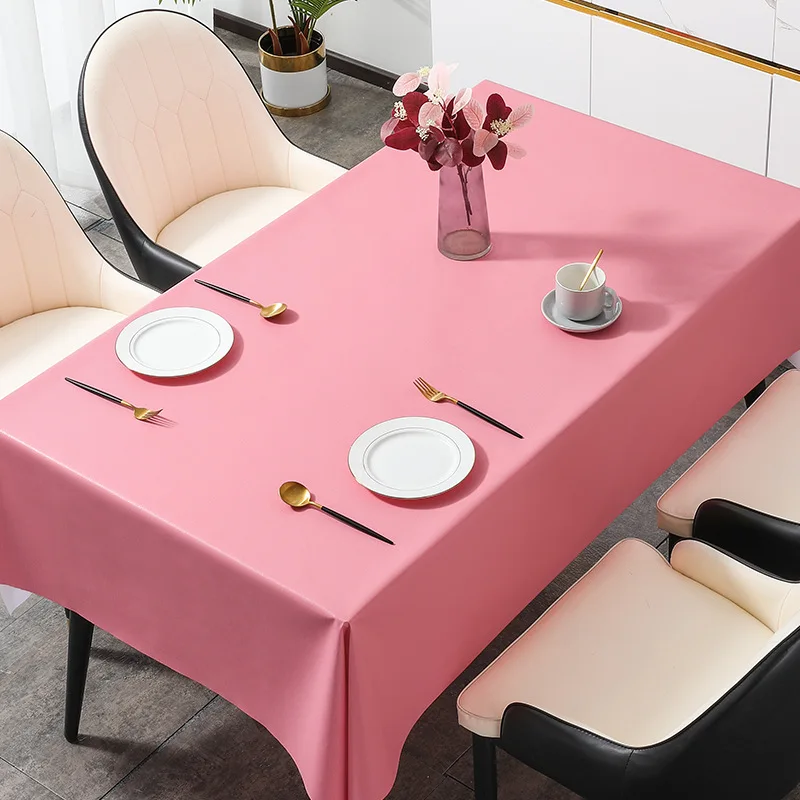 Red solid color cloth wash oil waterproof and hot rectangular table cloth_Ling215
Red solid color cloth wash oil waterproof and hot rectangular table cloth_Ling215