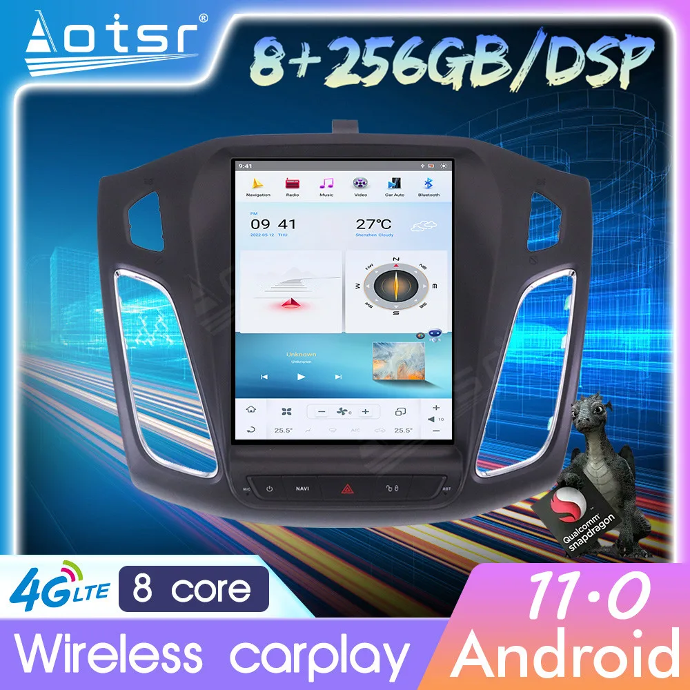 Android 11 автомобильный Радио мультимедийный плеер аудио Carplay приемник для Ford Focus 2012 - 2018 видео Tesla экран GPS стерео головное устройство
Android 11 автомобильный Радио мультимедийный плеер аудио Carplay приемник для Ford Focus 2012 - 2018 видео Tesla экран GPS стерео головное устройство