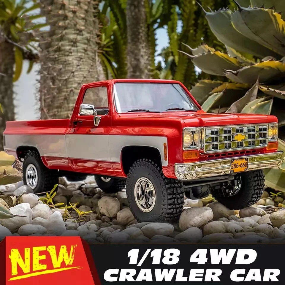 FMS RC Car 1:18 Chevrolet K10 Pickup Truck Officially Authorized Classic Retro Off-road Climbing Vehicle Kids Adult Toys Gift
FMS RC Car 1:18 Chevrolet K10 Pickup Truck Officially Authorized Classic Retro Off-road Climbing Vehicle Kids Adult Toys Gift
