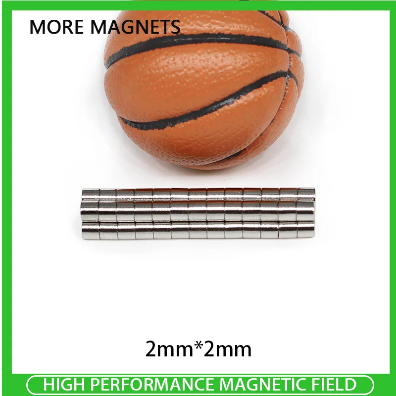100~3000PCS 2x2 Mini Small Magnets Round 2mm x 2mm Neodymium Magnet Disc 2x2mm Permanent NdFeB Super Strong Powerful Magnetic
100~3000PCS 2x2 Mini Small Magnets Round 2mm x 2mm Neodymium Magnet Disc 2x2mm Permanent NdFeB Super Strong Powerful Magnetic