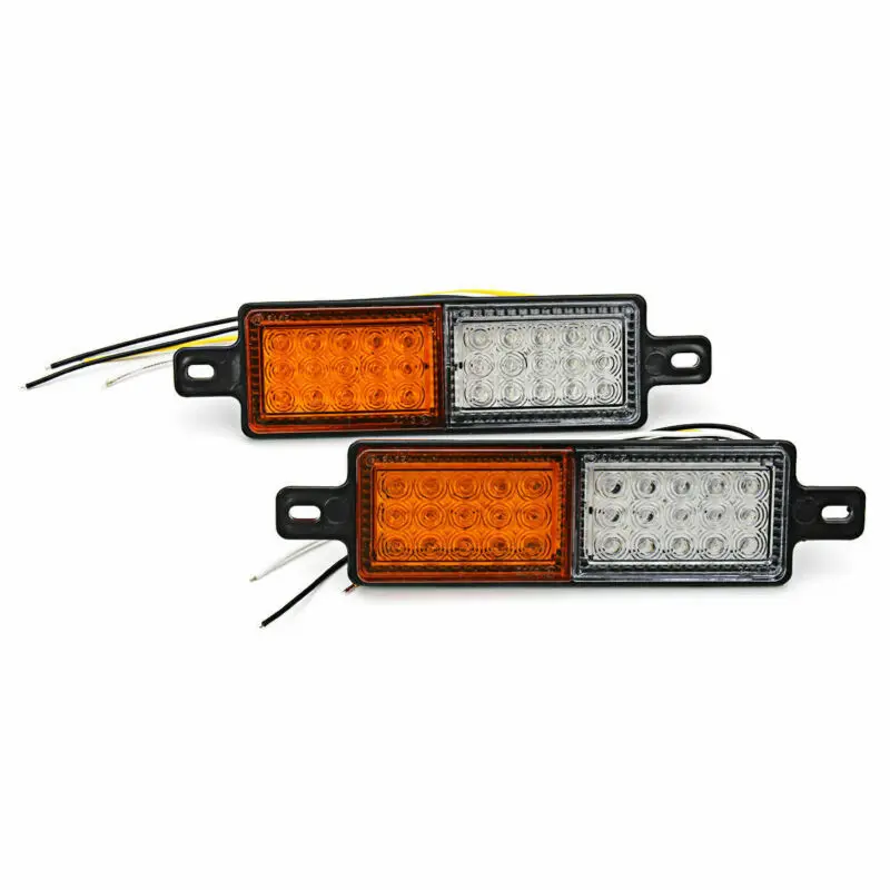 2x Universal 12V-24V 1.8W 30 LED Bullbar Front Indicator Side Marker Lamp Park Lights Lighting & Lamps Car Accessories
2x Universal 12V-24V 1.8W 30 LED Bullbar Front Indicator Side Marker Lamp Park Lights Lighting & Lamps Car Accessories
