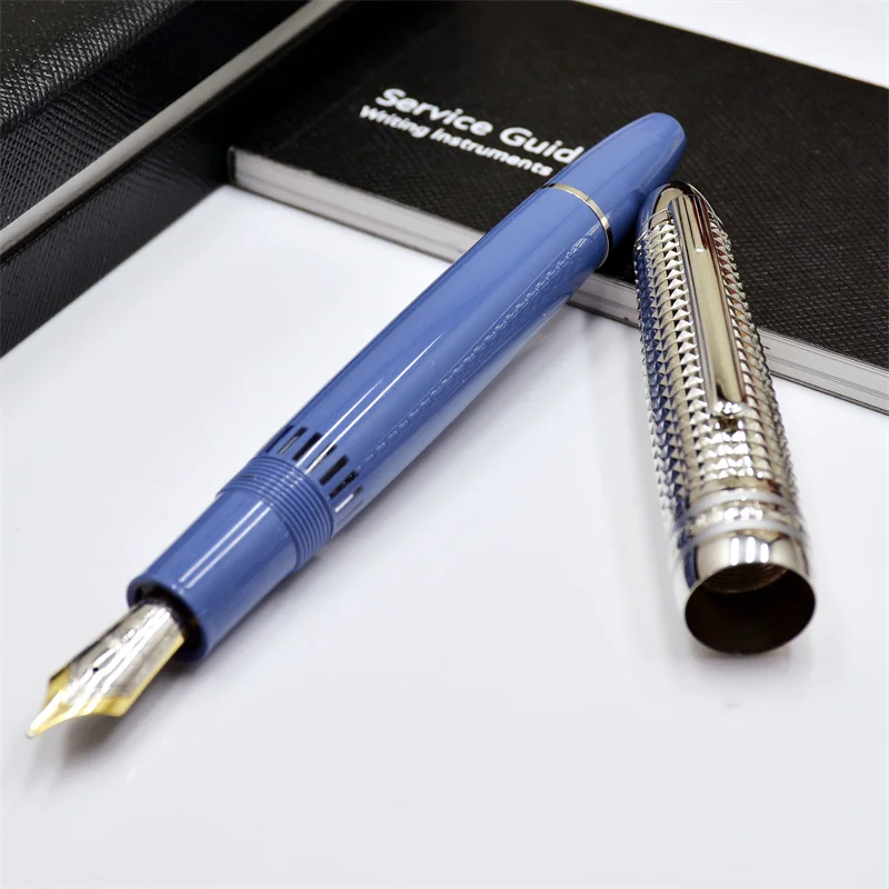 MOM Glacier Blue 2023 New MB Fountain Pens Piston Visible Window 4810 Nib Msk 146 Ink Writing Gift Stationery With Serial Number
MOM Glacier Blue 2023 New MB Fountain Pens Piston Visible Window 4810 Nib Msk 146 Ink Writing Gift Stationery With Serial Number