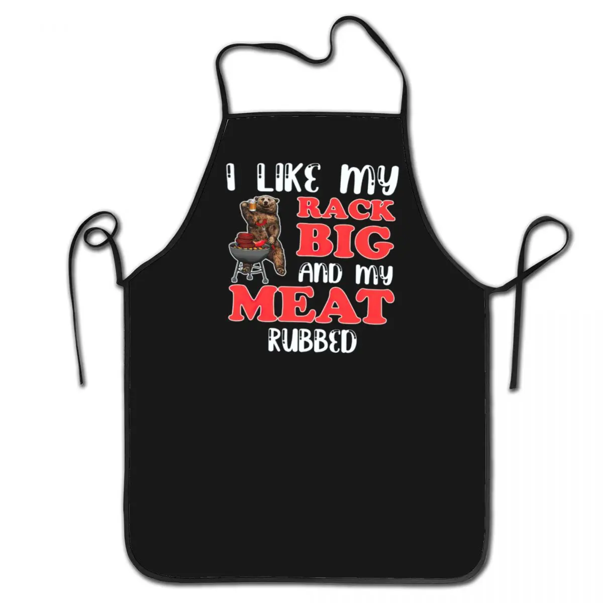 Funny BBQ Bib Aprons Men Women Unisex Kitchen Chef I Like My Rack Big And My Meat Rubbed Tablier Cuisine for Cooking Baking
Funny BBQ Bib Aprons Men Women Unisex Kitchen Chef I Like My Rack Big And My Meat Rubbed Tablier Cuisine for Cooking Baking