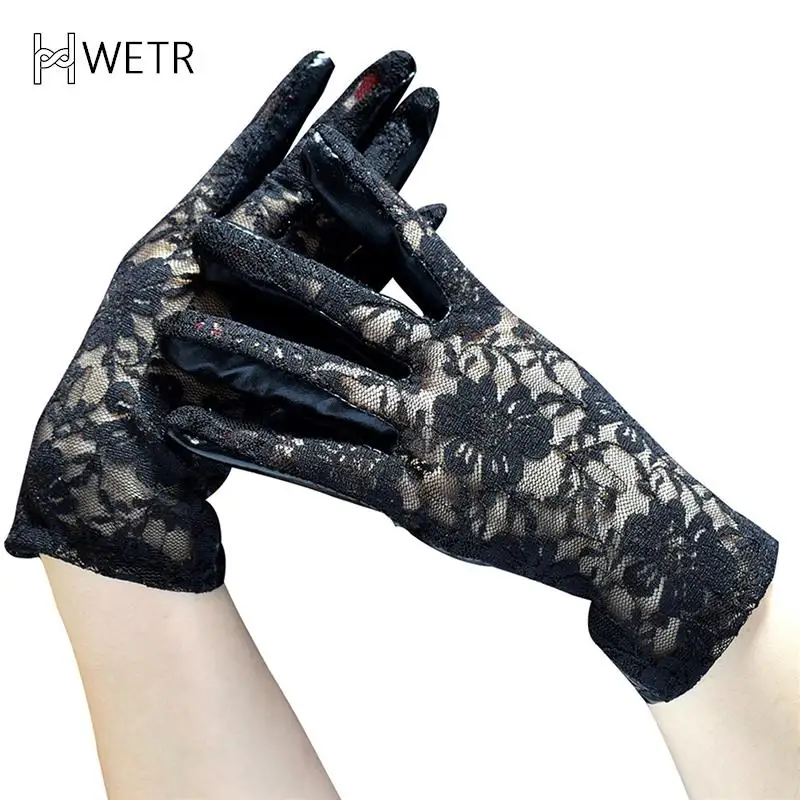 Fashion Women's Lace Leather Gloves Full Finger Black Lace Gloves Ladies Punk Party Costume Gloves
Fashion Women's Lace Leather Gloves Full Finger Black Lace Gloves Ladies Punk Party Costume Gloves