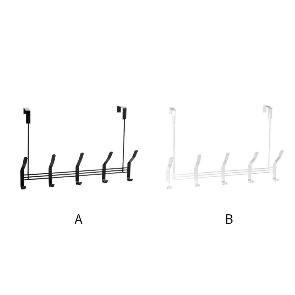 

Дверные Крючки, настенная Рабочая полка, без сверления, вешалка для одежды, ванная комната, домашняя одежда, сумка для пальто, аксессуары для хранения, черный цвет