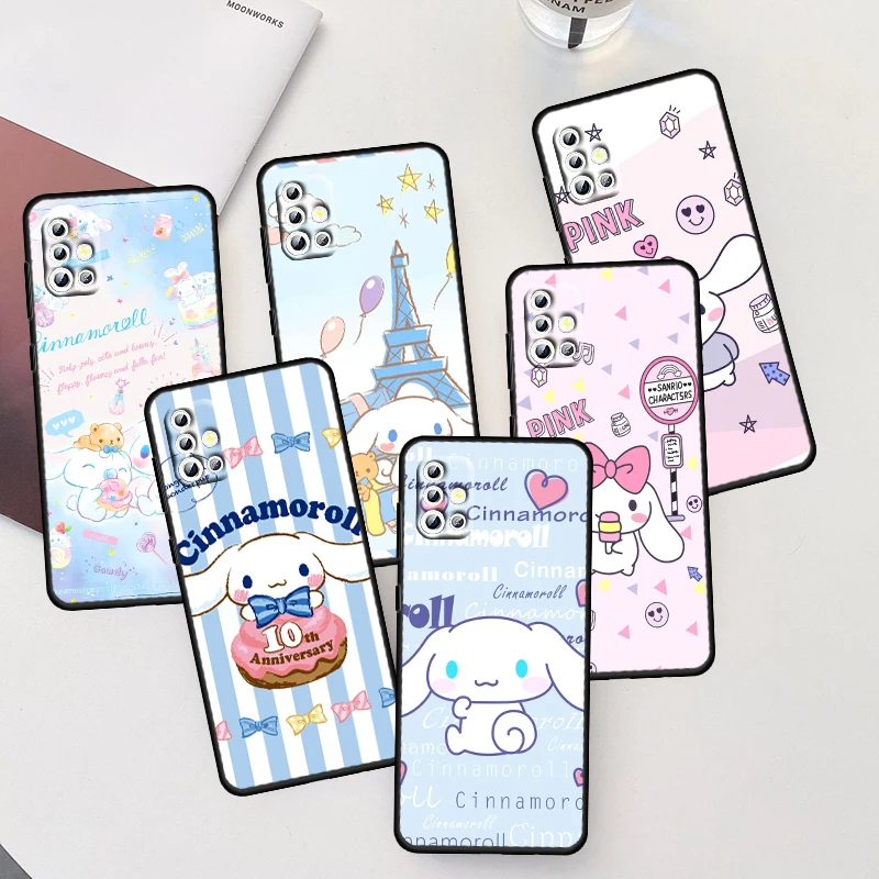 Cinnamoroll Cartoon Cute For Samsung Galaxy A04 A04E A42 A12 A02S A91 A81 A71 A51 A41 A31 A21 A01 Silicone TPU Black Phone Case
Cinnamoroll Cartoon Cute For Samsung Galaxy A04 A04E A42 A12 A02S A91 A81 A71 A51 A41 A31 A21 A01 Silicone TPU Black Phone Case