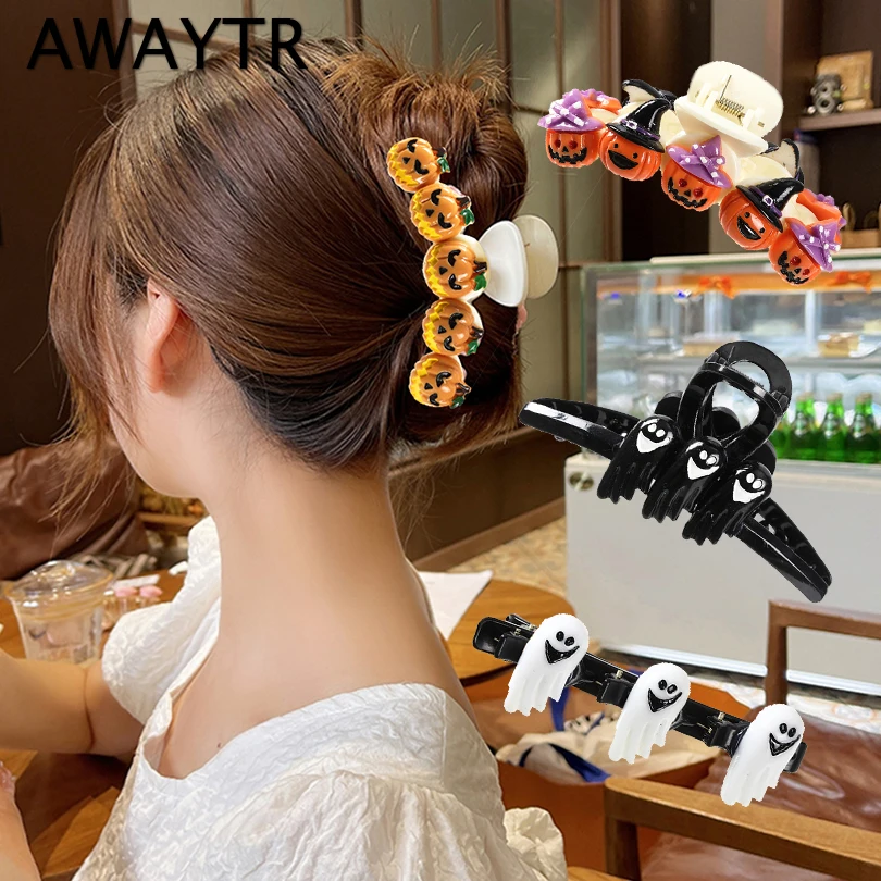 AWAYTR тыквенный коготь для волос двойной ободок для девочек привидение шпилька в виде лисы повязка для волос вечерние Детские аксессуары для ... 
AWAYTR тыквенный коготь для волос двойной ободок для девочек привидение шпилька в виде лисы повязка для волос вечерние Детские аксессуары для ...