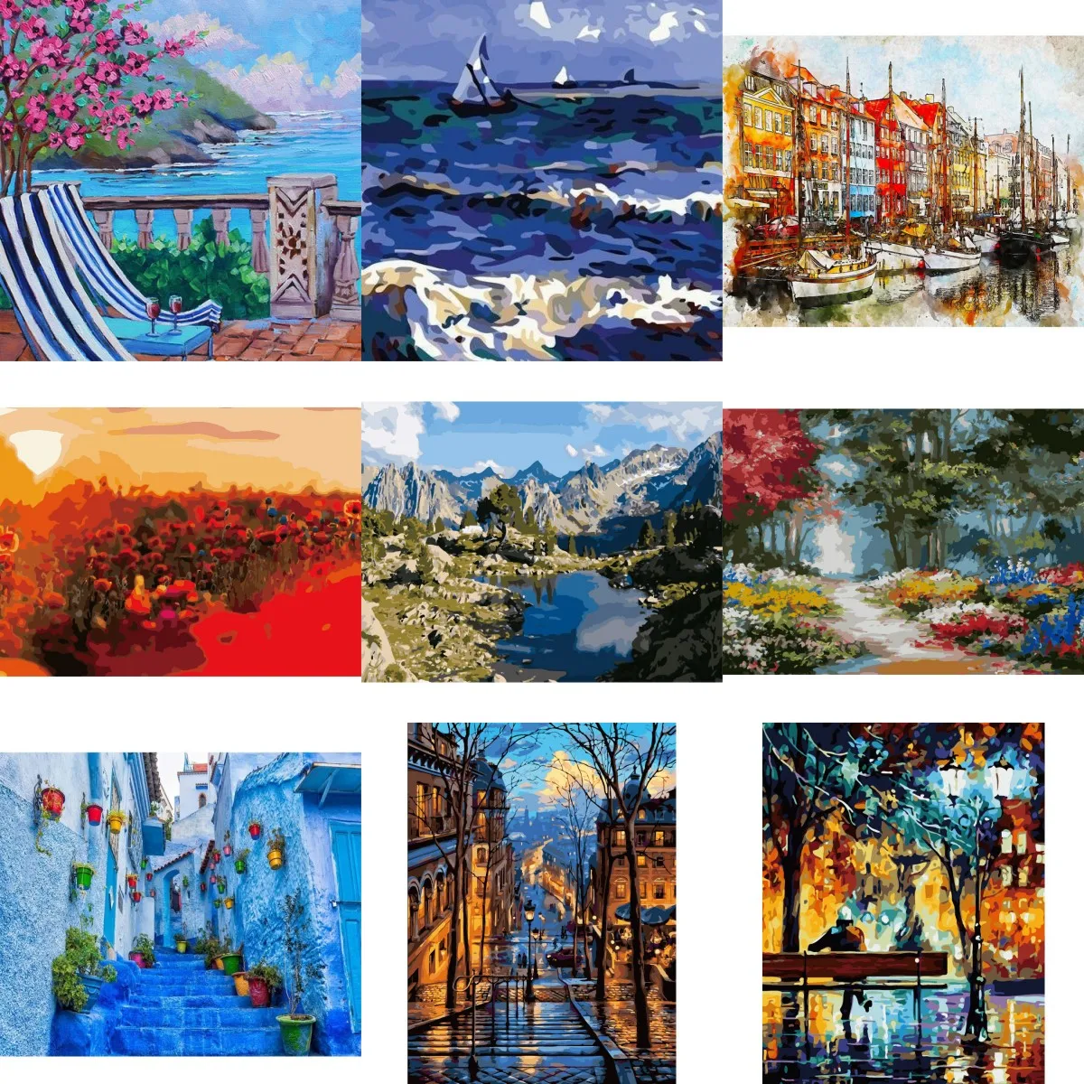 Flower Oil Painting By Numbers for Adults Landscape Picture Drawing Coloring on Canvases DIY Craft Handmade Home Wall Art
Flower Oil Painting By Numbers for Adults Landscape Picture Drawing Coloring on Canvases DIY Craft Handmade Home Wall Art