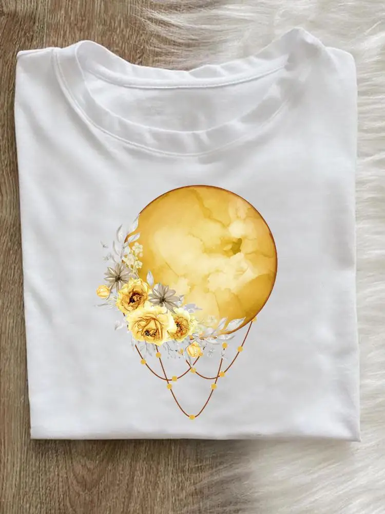 Женская футболка с коротким рукавом, с принтом и графическим принтом
Женская футболка с коротким рукавом, с принтом и графическим принтом