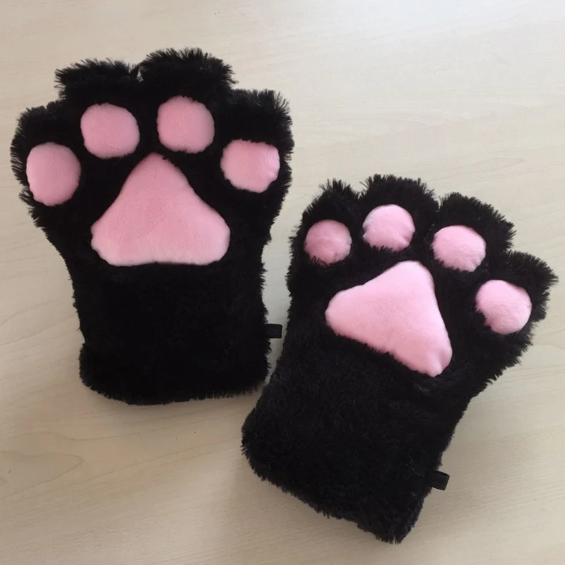 Cute Cat Kitten Paw Claw Warm Gloves Anime Cosplay Plush Gloves Halloween Party Accessories Plush cat Fluffy Bear Cat Paw Gloves
Cute Cat Kitten Paw Claw Warm Gloves Anime Cosplay Plush Gloves Halloween Party Accessories Plush cat Fluffy Bear Cat Paw Gloves