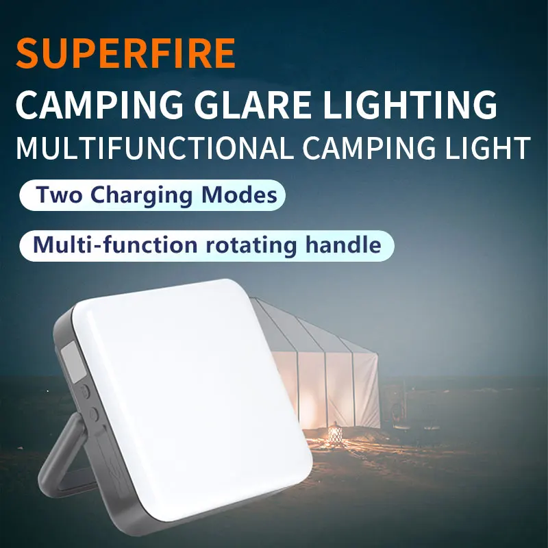 SuperFire FS23 Type-C Rechargeable LED Emergency Lights House Outdoor Camping Power Bank Portable Lanterns with Magnet Lighting
SuperFire FS23 Type-C Rechargeable LED Emergency Lights House Outdoor Camping Power Bank Portable Lanterns with Magnet Lighting