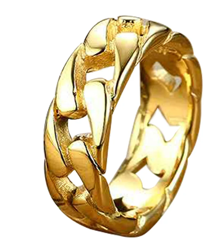 Unisex Men's and Women's Rings Fashion Simple Golden Chain Twist Hollow Striped Rings Temperament Men and Women Hand Ornaments
Unisex Men's and Women's Rings Fashion Simple Golden Chain Twist Hollow Striped Rings Temperament Men and Women Hand Ornaments