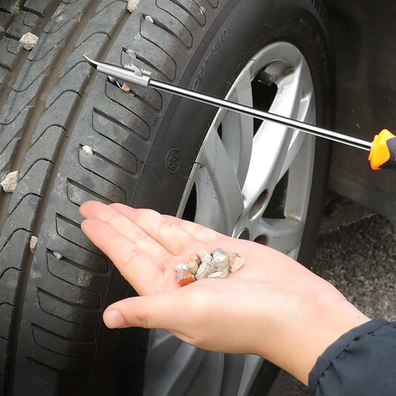High Quality Car Tire Stone Cleaner Groove Broken Stone Remover Tire Cleaning Hook Tire Cleaning Tool Car-styling
High Quality Car Tire Stone Cleaner Groove Broken Stone Remover Tire Cleaning Hook Tire Cleaning Tool Car-styling