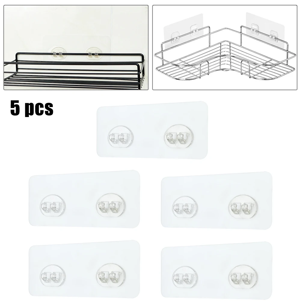 5pcs Durable Waterproof Transparent Wall Shelf Sticker Rack Dustproof Waterproof Sticking Hook Househosy Kitchen Decor
5pcs Durable Waterproof Transparent Wall Shelf Sticker Rack Dustproof Waterproof Sticking Hook Househosy Kitchen Decor