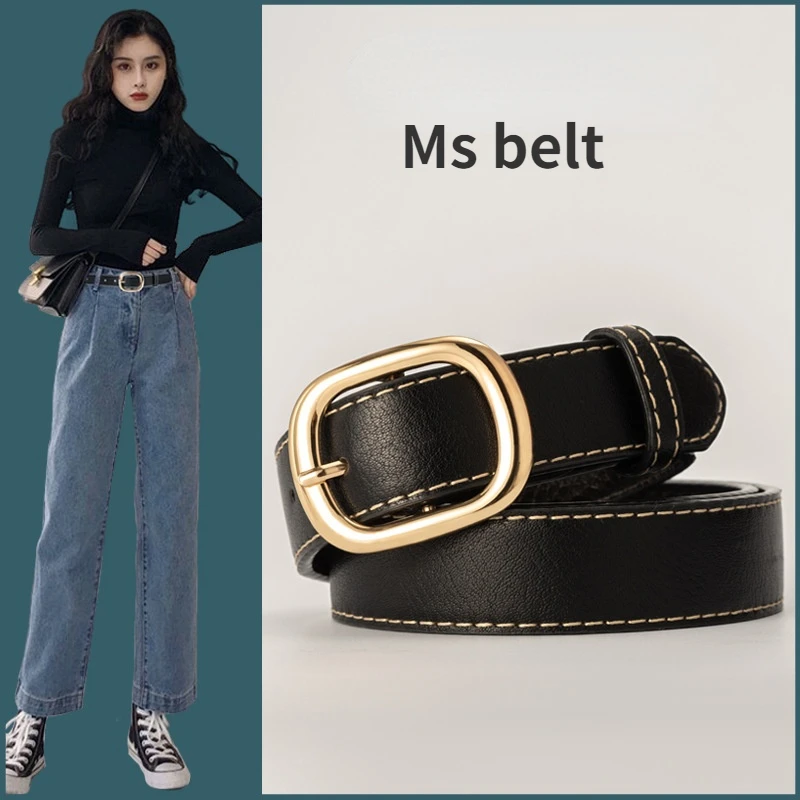 Новый женский ремень для джинсов Простые Модные ремни женский тонкий декоративный дизайнерский роскошный женский пояс
Новый женский ремень для джинсов Простые Модные ремни женский тонкий декоративный дизайнерский роскошный женский пояс