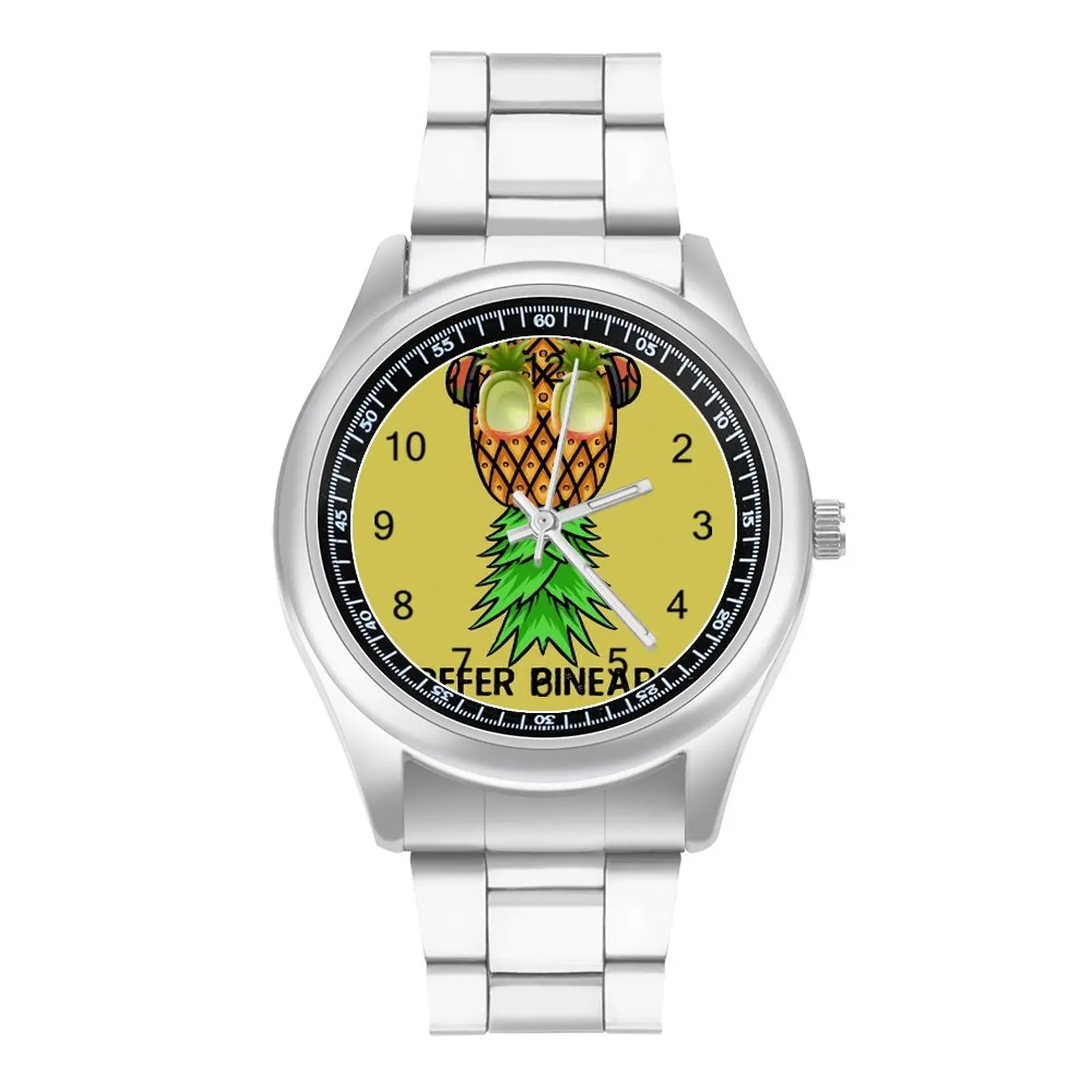 Swingers Pineapple Quartz Watch Fruit Wholesale Cool Wrist Watch Steel Boys Sport Photo Wristwatch
Swingers Pineapple Quartz Watch Fruit Wholesale Cool Wrist Watch Steel Boys Sport Photo Wristwatch