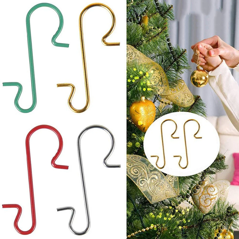 100Pcs Christmas Ornament Hooks Xmas Tree Decor Hanger Hooks S-Shaped Hook For Christmas Tree Decor Hook Supplies For Home Party
100Pcs Christmas Ornament Hooks Xmas Tree Decor Hanger Hooks S-Shaped Hook For Christmas Tree Decor Hook Supplies For Home Party