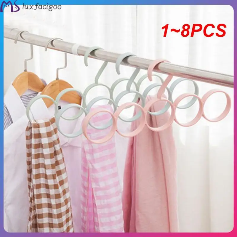 1~8PCS Nordic Powder Multifunctional Hanger Strong Bearing Capacity Storage Hanger Ring Portable Hanger Household Scarf Rack
1~8PCS Nordic Powder Multifunctional Hanger Strong Bearing Capacity Storage Hanger Ring Portable Hanger Household Scarf Rack