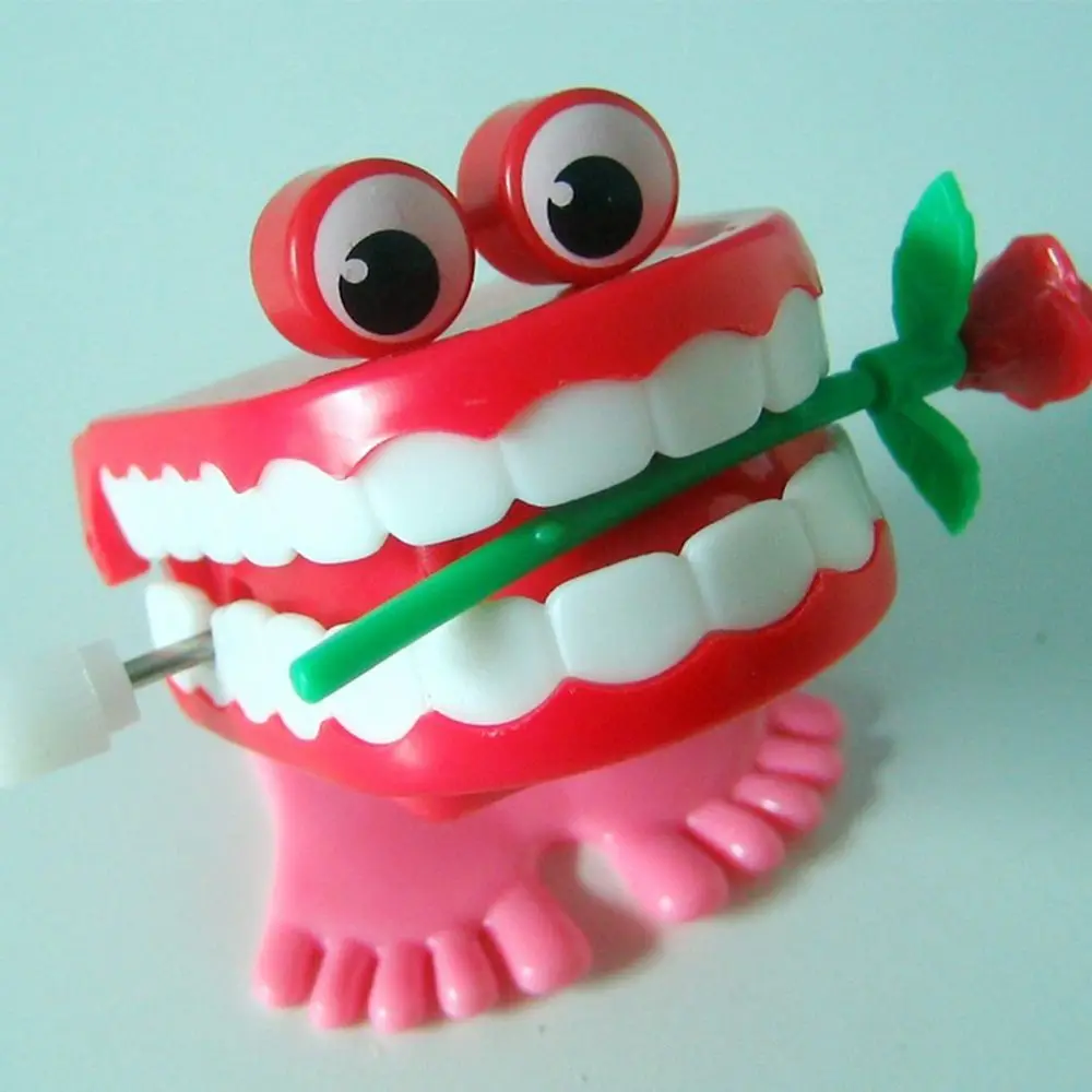 Cute Babbling Denture Chattering Funny Plastic Clockwork Toy Wind Up Clockwork Toy Teeth Rose Walking Teeth Shape
Cute Babbling Denture Chattering Funny Plastic Clockwork Toy Wind Up Clockwork Toy Teeth Rose Walking Teeth Shape