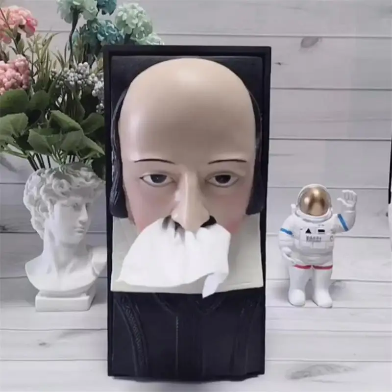 Креативная полимерная коробка для салфеток Шекспира, забавный квадратный держатель для салфеток Gorilla, поднос для салфеток для автомобиля, д...
Креативная полимерная коробка для салфеток Шекспира, забавный квадратный держатель для салфеток Gorilla, поднос для салфеток для автомобиля, д...