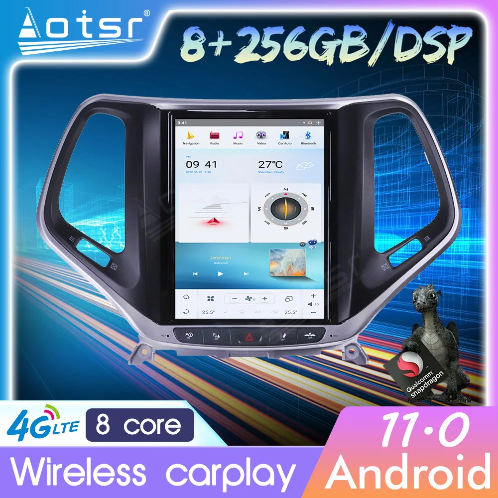 Android 11 автомобильный Радио центральный мультимедийный плеер аудио Carplay приемник для Jeep Cherokee 2014 - 2018 экран GPS стерео головное устройство
Android 11 автомобильный Радио центральный мультимедийный плеер аудио Carplay приемник для Jeep Cherokee 2014 - 2018 экран GPS стерео головное устройство