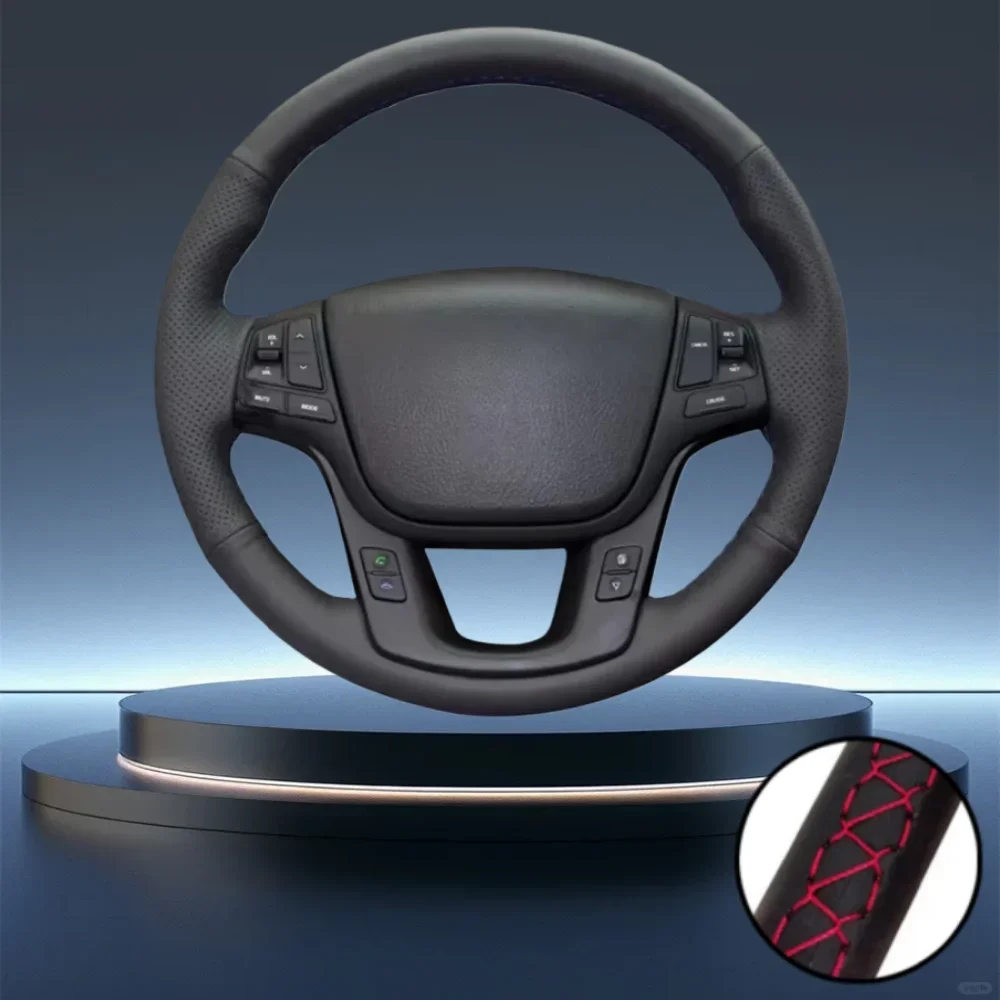 Ручная Работа, Перфорированный Чехол На Руль Для Kia Sorento 2009-2014, K7 Cadenza 2011-2015, Из Микрофибры
Ручная Работа, Перфорированный Чехол На Руль Для Kia Sorento 2009-2014, K7 Cadenza 2011-2015, Из Микрофибры