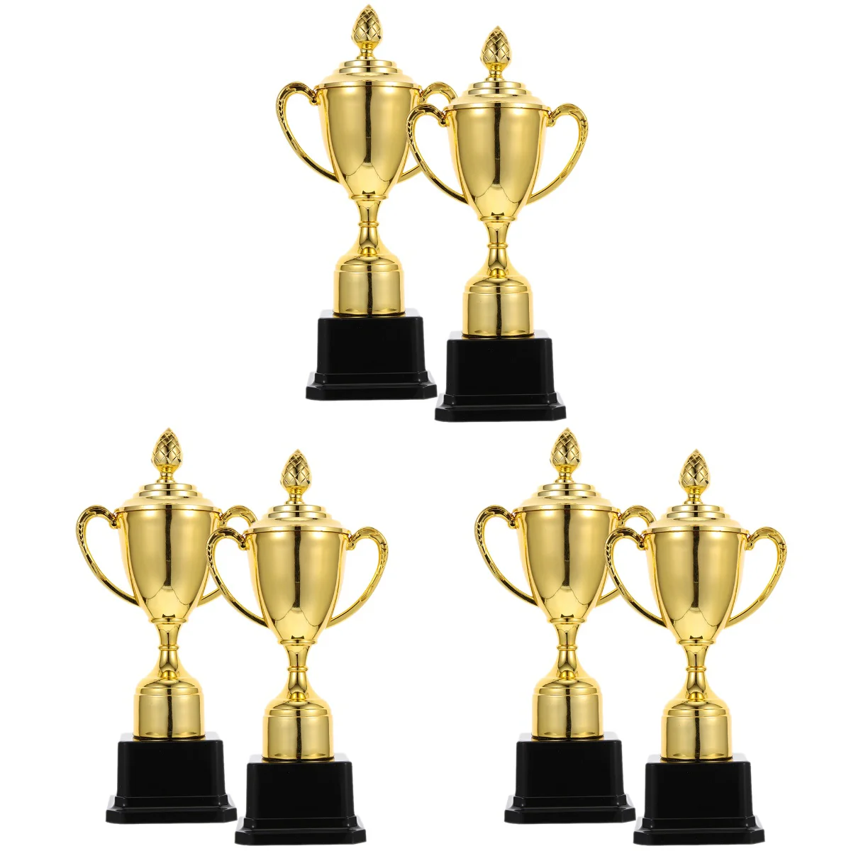 6 pcs Award Trophy for Kids First Place Winner Award Trophy Sports Games Competitions Gift
6 pcs Award Trophy for Kids First Place Winner Award Trophy Sports Games Competitions Gift