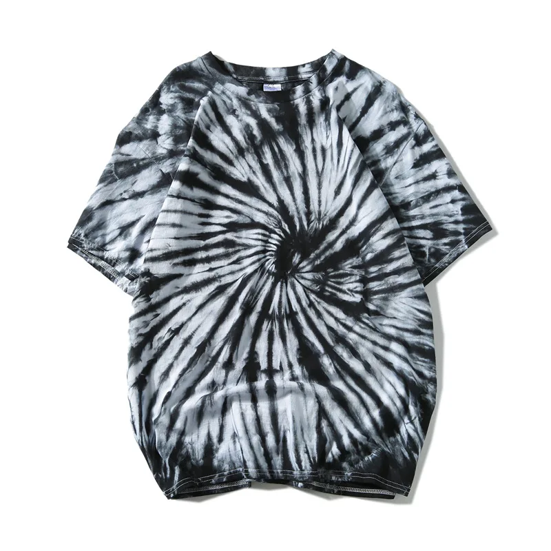Amoi Cotton Fashion High Street Tie Dyed Short Sleeve Harajuku Loose T-shirt Hip Hop Men's and Women's Top
Amoi Cotton Fashion High Street Tie Dyed Short Sleeve Harajuku Loose T-shirt Hip Hop Men's and Women's Top