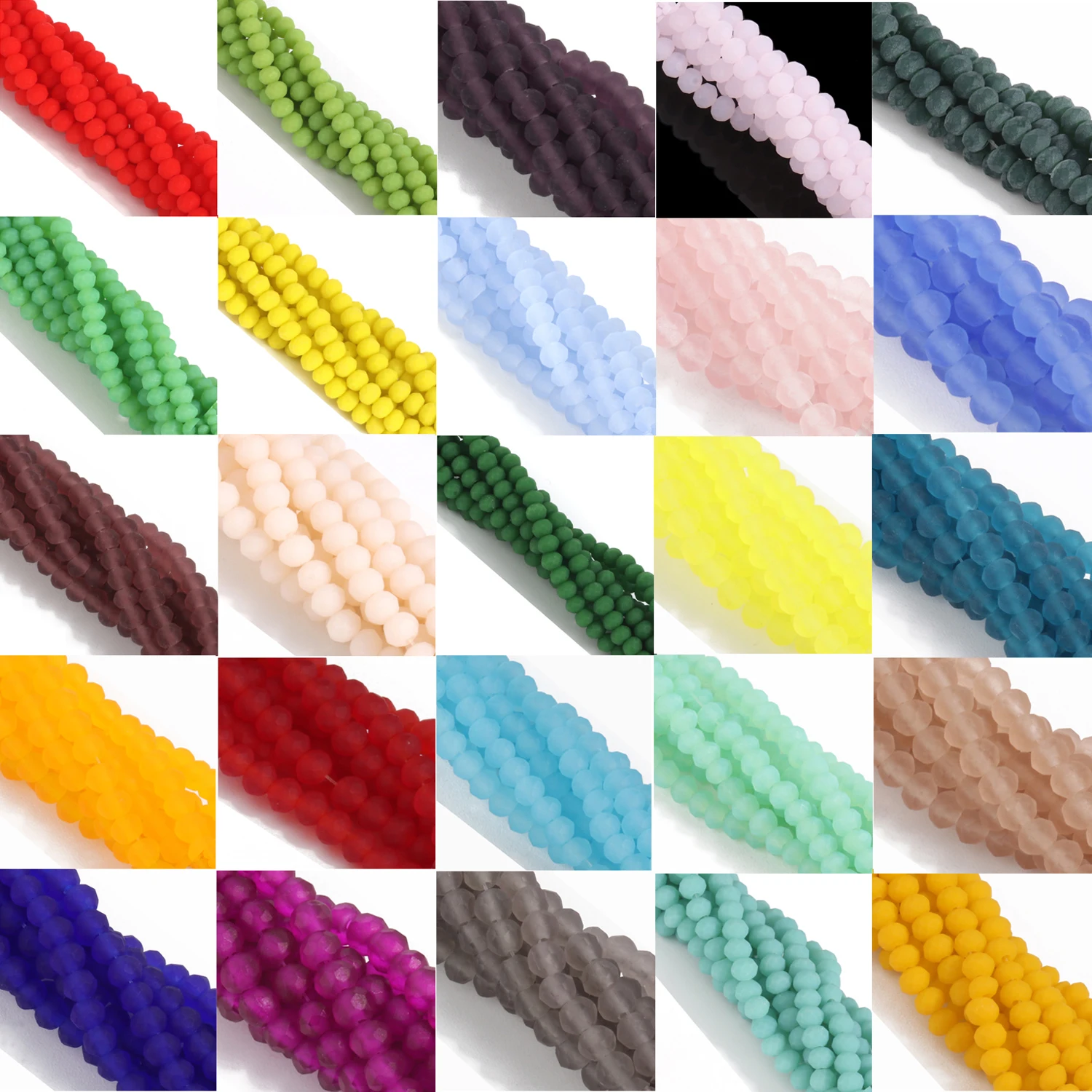 2x3mm Crystal Rondel Beads Faceted Glass Matte Colorful Round Loose Spacer Beads for Jewelry Making DIY Female Bracelet Necklace
2x3mm Crystal Rondel Beads Faceted Glass Matte Colorful Round Loose Spacer Beads for Jewelry Making DIY Female Bracelet Necklace