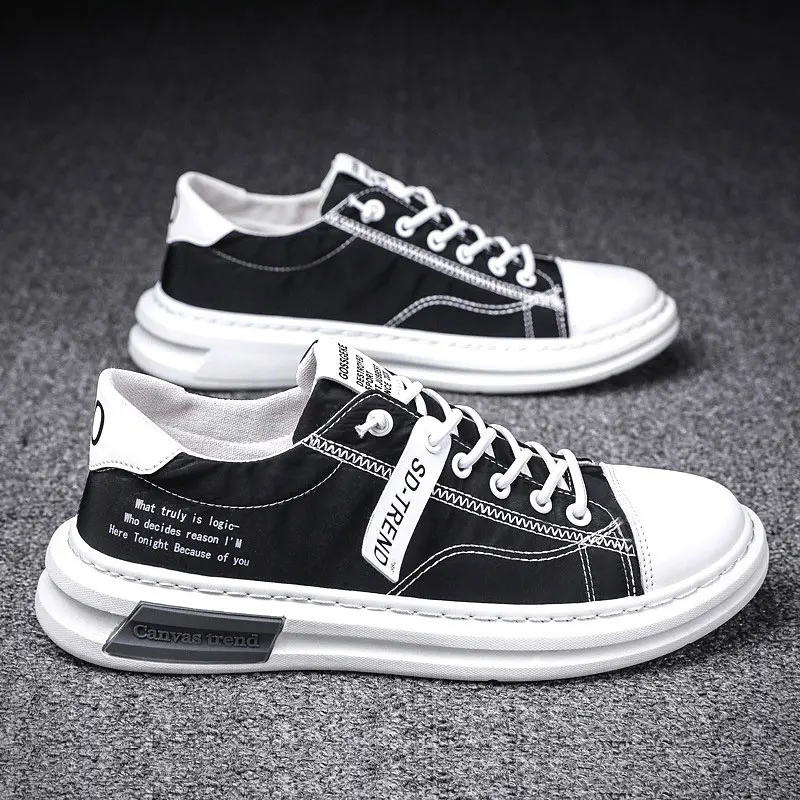 Shoes for Men's Casual Canvas Sneakers Black Designer Man Fashion Summer All-match White Flat Footwear Breathable Lace-up black
Shoes for Men's Casual Canvas Sneakers Black Designer Man Fashion Summer All-match White Flat Footwear Breathable Lace-up black