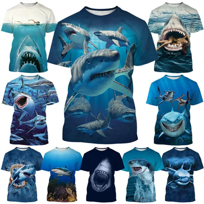 Popular New Animal Popular Great White Shark 3D Printing T-shirt Summer Fashion Hot Streetwear Mens Clothes Sweatshirt Hip Hop
Popular New Animal Popular Great White Shark 3D Printing T-shirt Summer Fashion Hot Streetwear Mens Clothes Sweatshirt Hip Hop