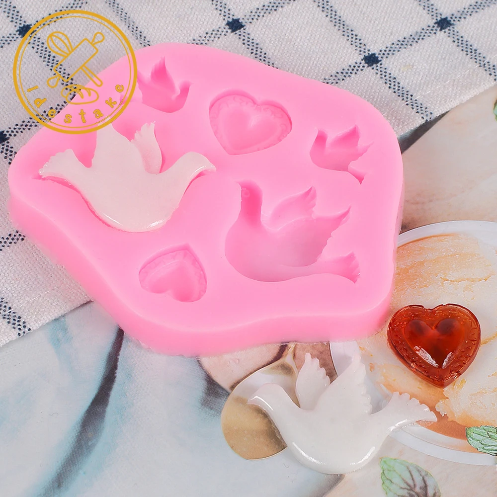 DIY Peace Dove Silicone Mold Chocolate Mould Cake Baking Decoration Plaster Crafts Pigeon Silicone Mold Kitchen Bakeware
DIY Peace Dove Silicone Mold Chocolate Mould Cake Baking Decoration Plaster Crafts Pigeon Silicone Mold Kitchen Bakeware