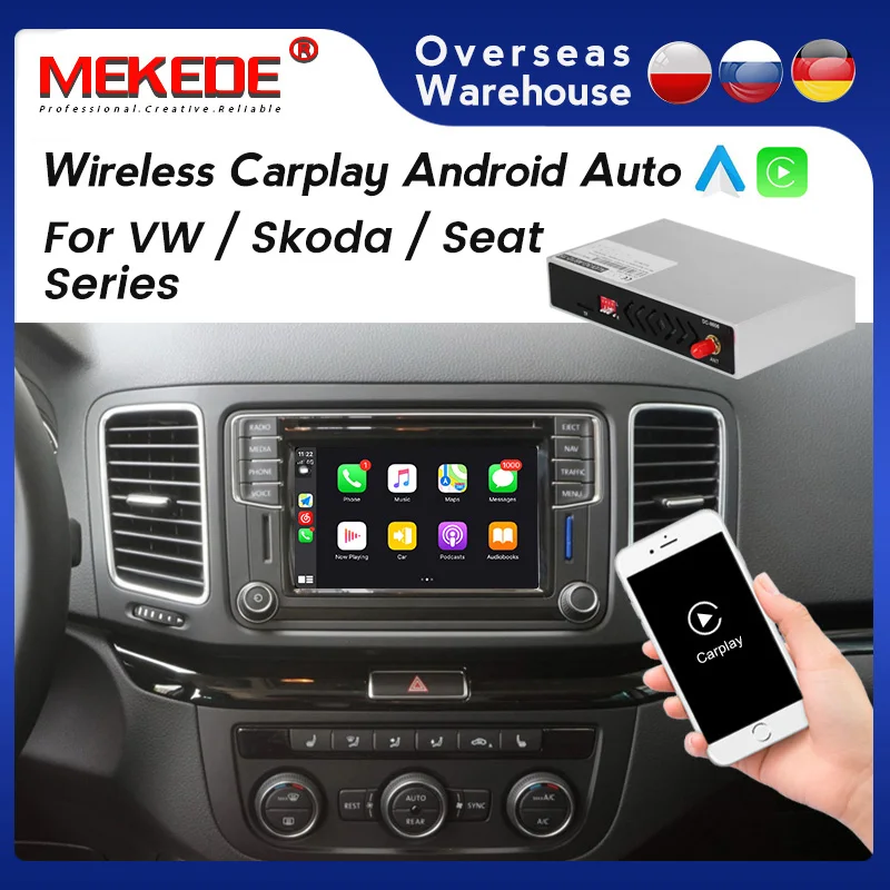 For VW Volkswagen series/Skoda Series/Seat Series Android Auto Wireless CarPlay Decoder Box With Music Map Phone
For VW Volkswagen series/Skoda Series/Seat Series Android Auto Wireless CarPlay Decoder Box With Music Map Phone