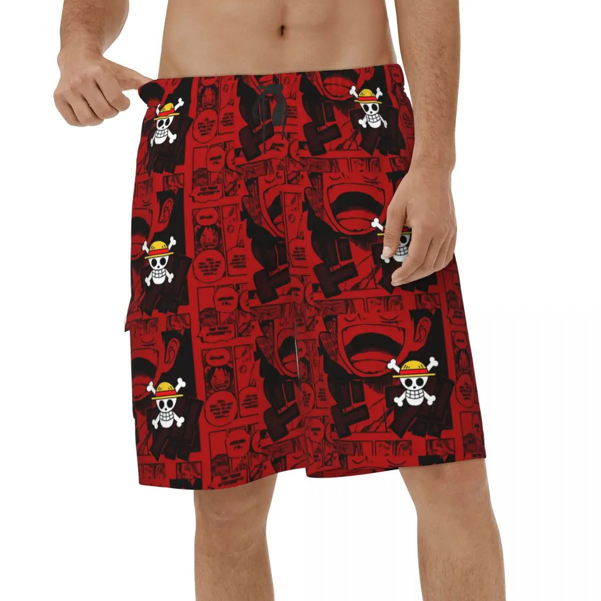 One Piece Pirate Flag 3D Printed Beach Shorts Men Fashion Swimwear Breathable Sports Vacation Board Shorts 
One Piece Pirate Flag 3D Printed Beach Shorts Men Fashion Swimwear Breathable Sports Vacation Board Shorts