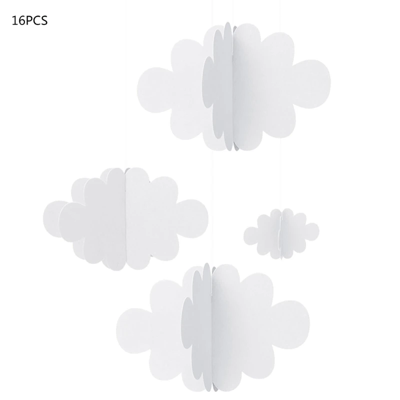 16pcs 3D Cloud Pendant Tile Decoration Charm Festival Holiday Party Decoration DropShip
16pcs 3D Cloud Pendant Tile Decoration Charm Festival Holiday Party Decoration DropShip